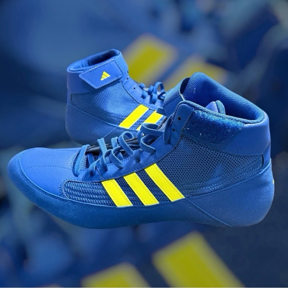 adidas HVC 2 Wrestling Mid Blue men's Size 13